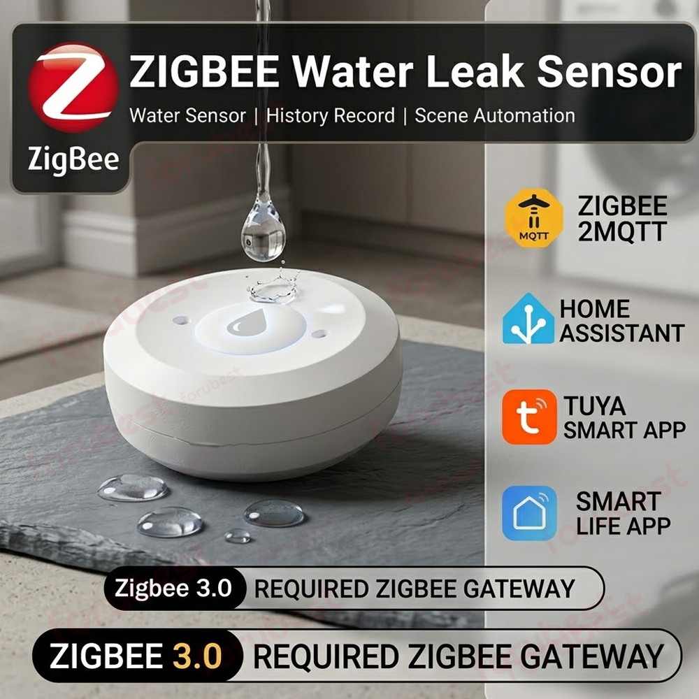 Kitchen Appliances Video - Sensor Air Zigbee Detektor Kebocoran Banjir