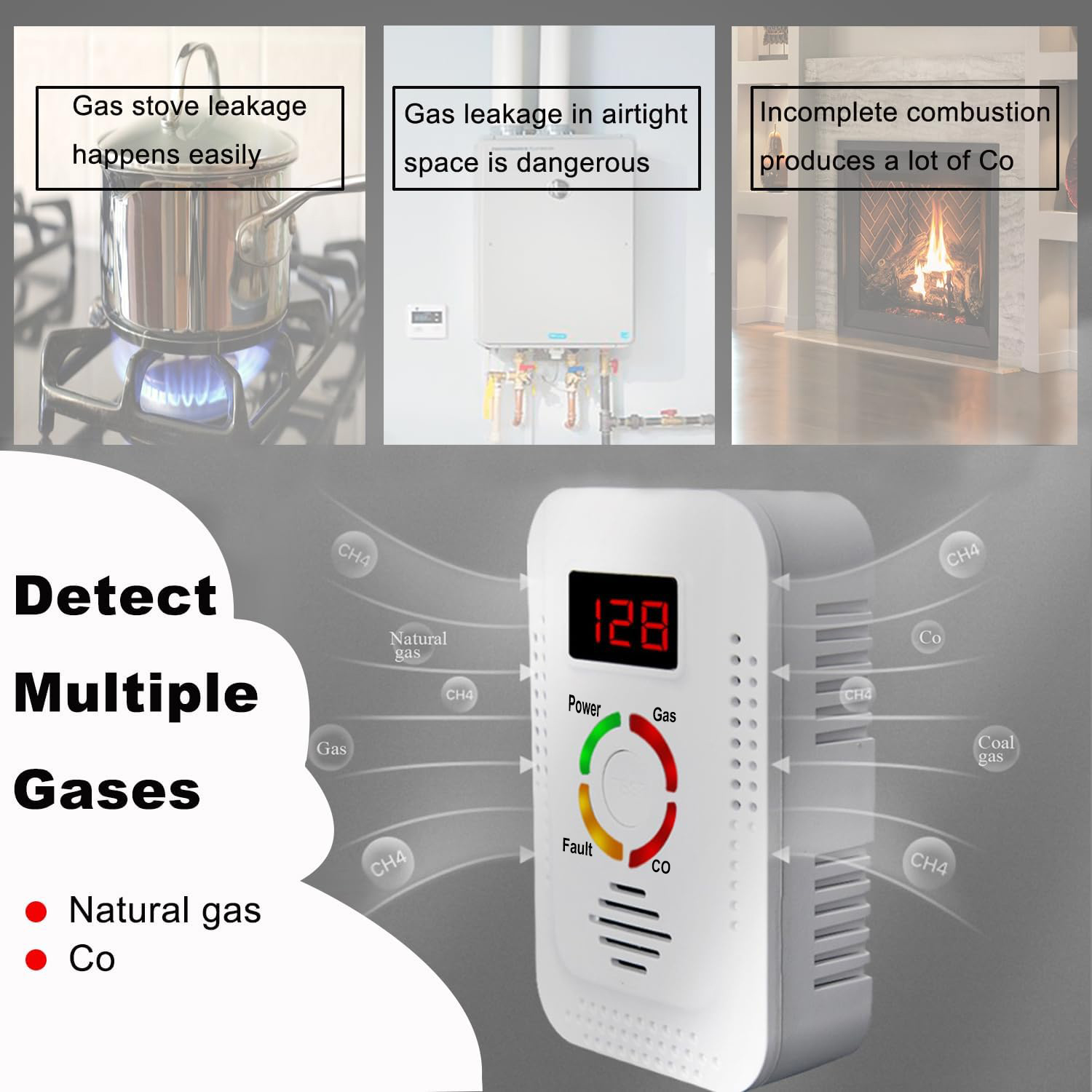Detektor Karbon Monoksida CO D - Kitchen Appliances Video ulasan dan harga