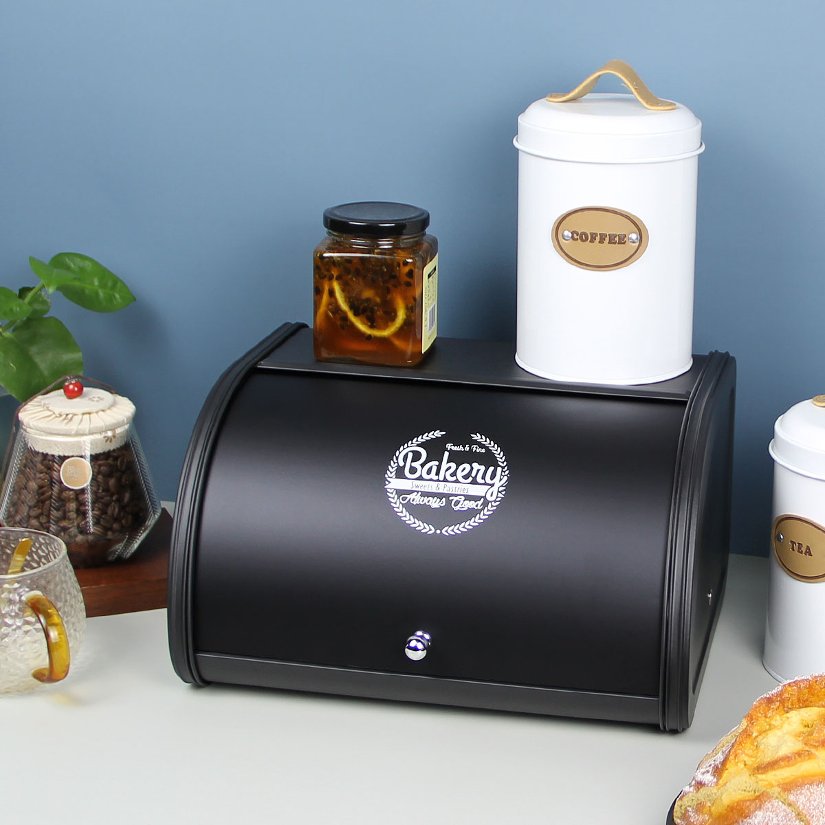 Kotak Roti Logam Vintage untuk - Kitchen Appliances Manufacturers ulasan dan harga