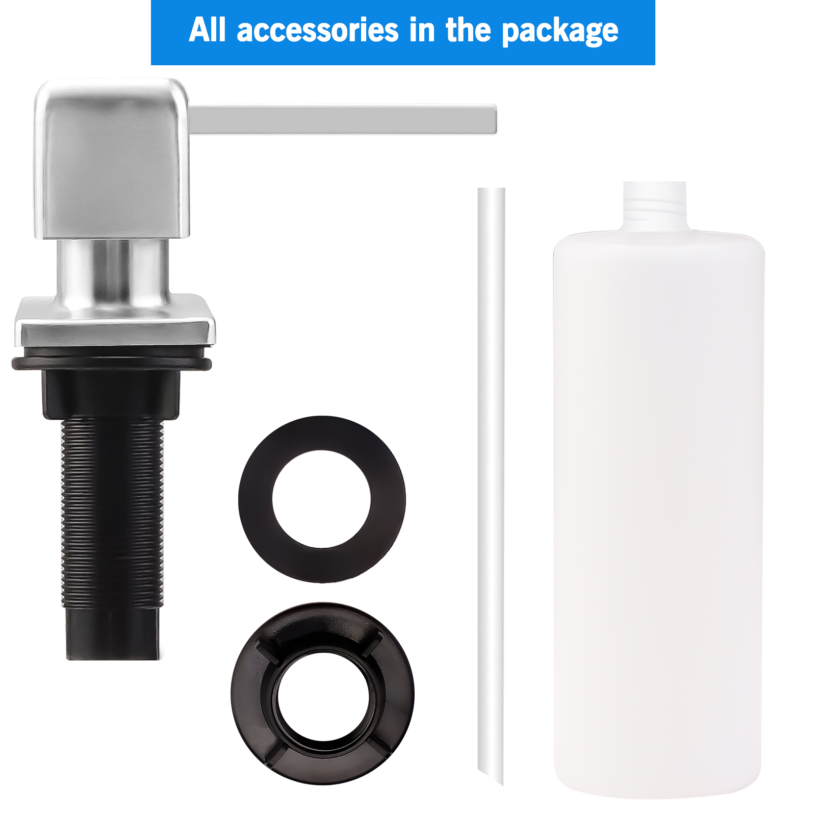 Dispenser Sabun Nikel/Hitam/Em - Kitchen Appliances Built In ulasan dan harga