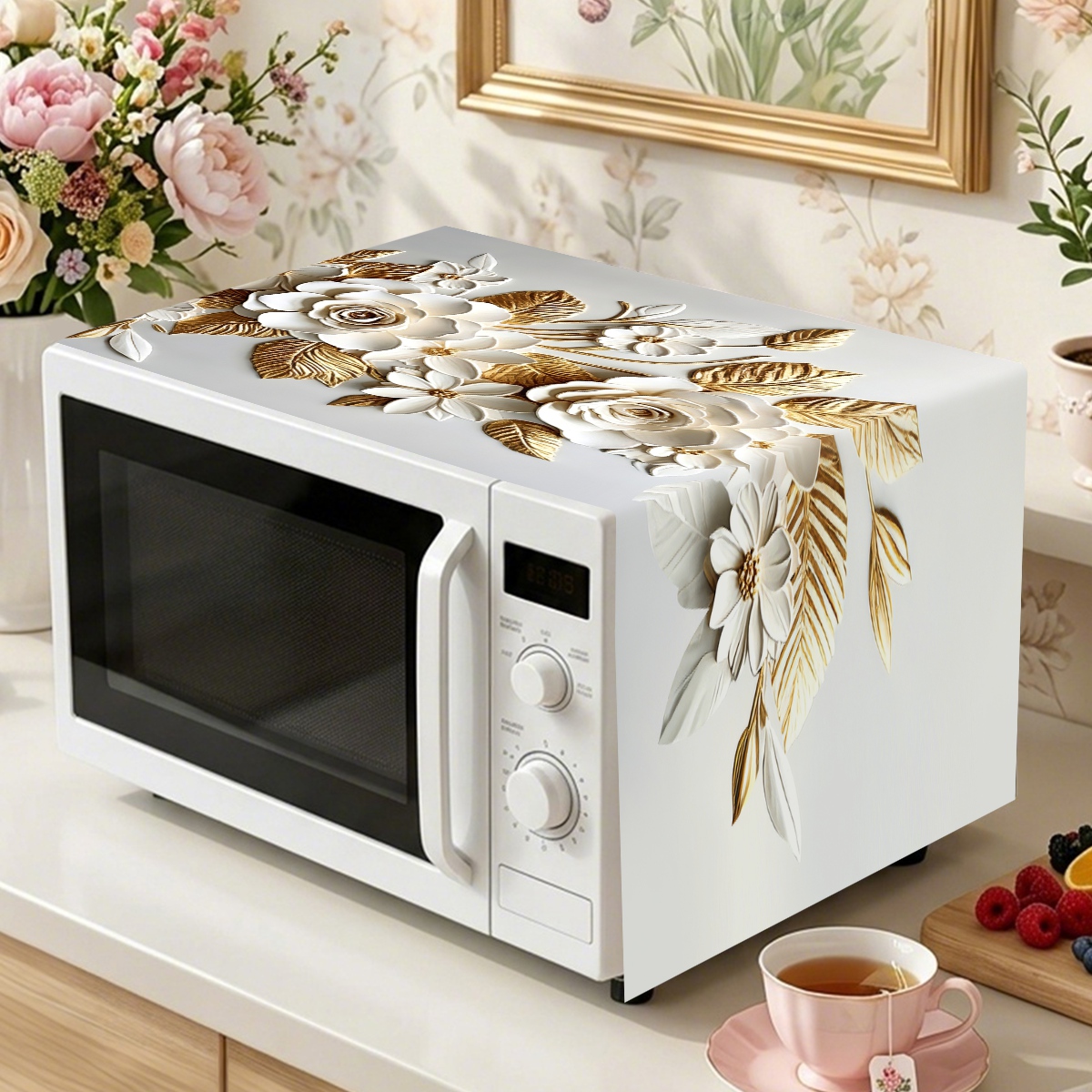 Penutup Oven Microwave Putih E - Kitchen Appliances White ulasan dan harga
