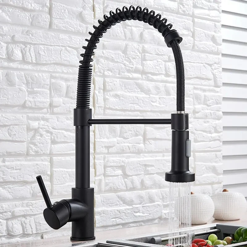 Keran Dapur Spring Brushed Nic - Kitchen Appliances White ulasan dan harga